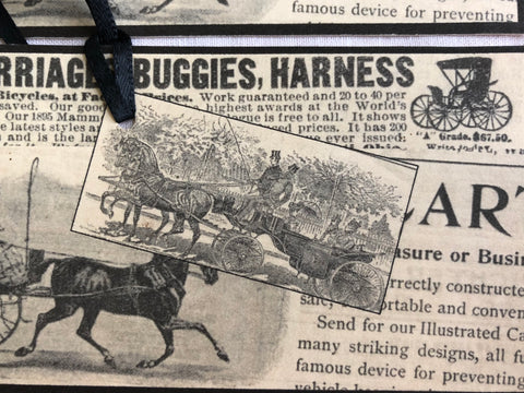 4 Carriages &  Buggies Gift Tag