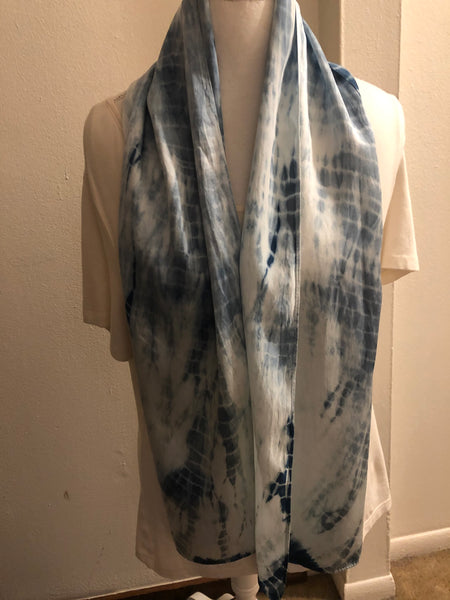 Fading Branches Silk Scarf