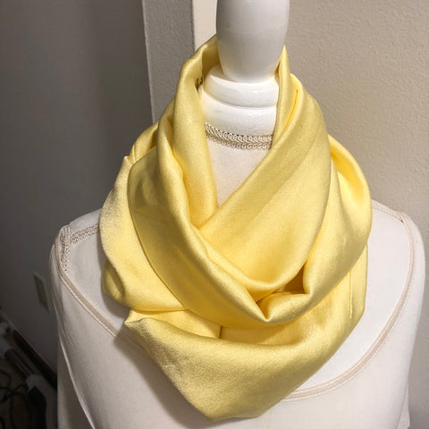 Shimmery Lemon Yellow Knit