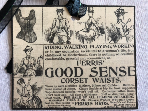 4 Good Sense Corset Gift Tags