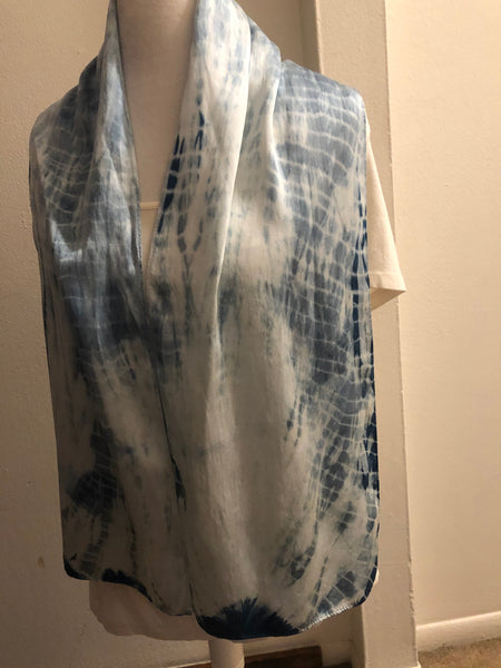 Fading Branches Silk Scarf