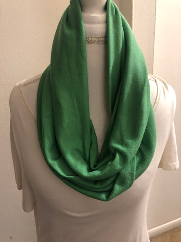 Spring Green Cotton Blend Knit