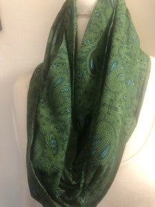 Green Paisley Cotton