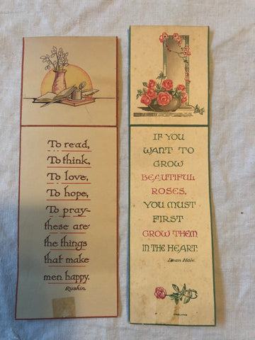 2 1940 Bookmarks
