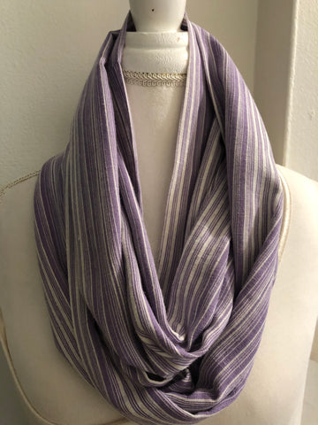 Purple and White Stripe
