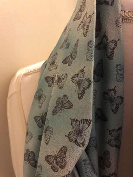 Butterflies on Blue